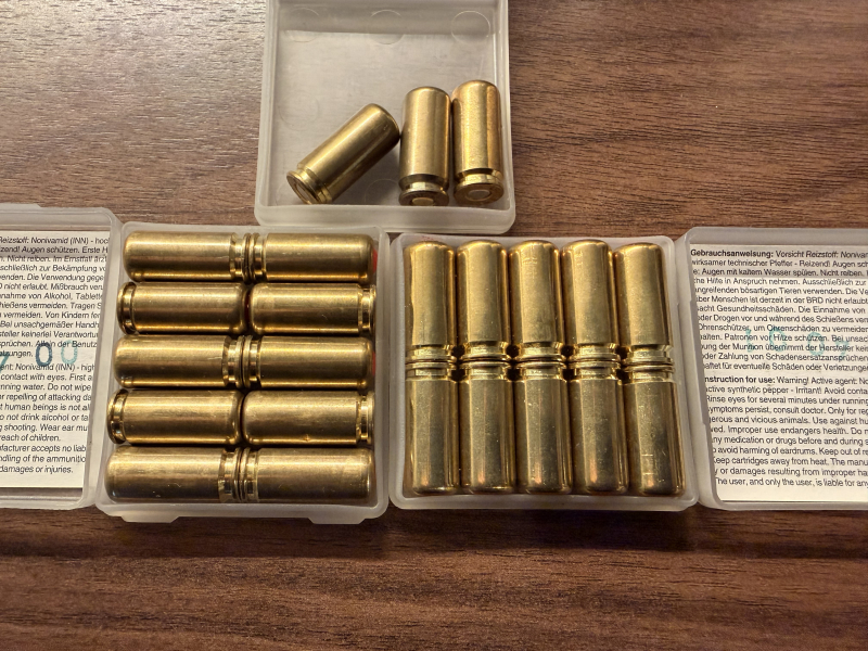 23 Stück Umarex Pfeffer 9mm PAK für Schreckschuss Pistolen – obrázek 2