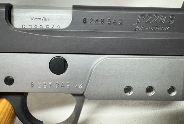 SIG SAUER P220S, 9mmLuger, – Bild 5