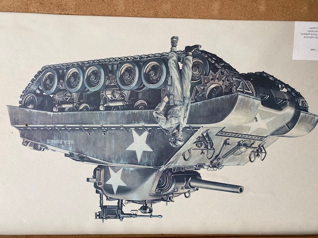 US Army Panzer Sherman Ausbildung MG Browning No MG42 – Bild 3