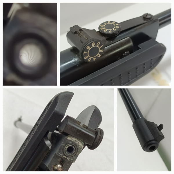 Luftgewehr ___ 1x Waffe + 2x Schaft + ZF 4x20 ___ Wechselschaft Holz + PVC Schaft = BESTZUSTAND – Bild 3