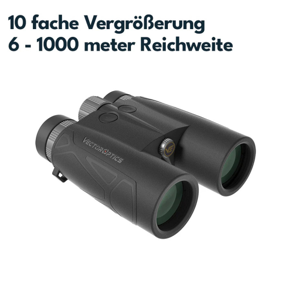 Vector Optics SCBRF-02 Paragon 10x42 Fernglas + Entfernungsmesser,Rangefinder, Jäger, Sport, Gelände – Bild 2