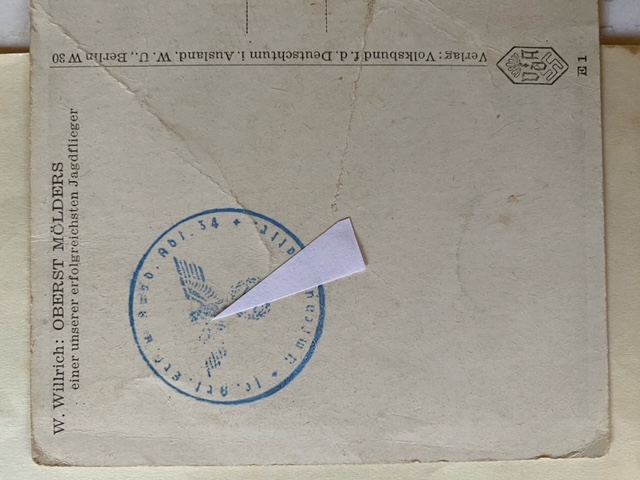 Dt.Reich Luftwaffe Ritterkreuz Oberst Mölders Orden Stuka JU87 No P38 P08 – Bild 4