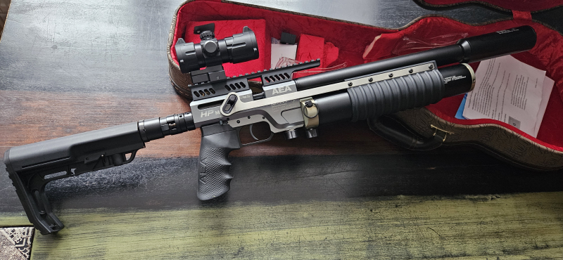 Neuwertige Airgun HP MAX mit Originalverpackung mit Pump-Action etc. Top Zustand! – Bild 2