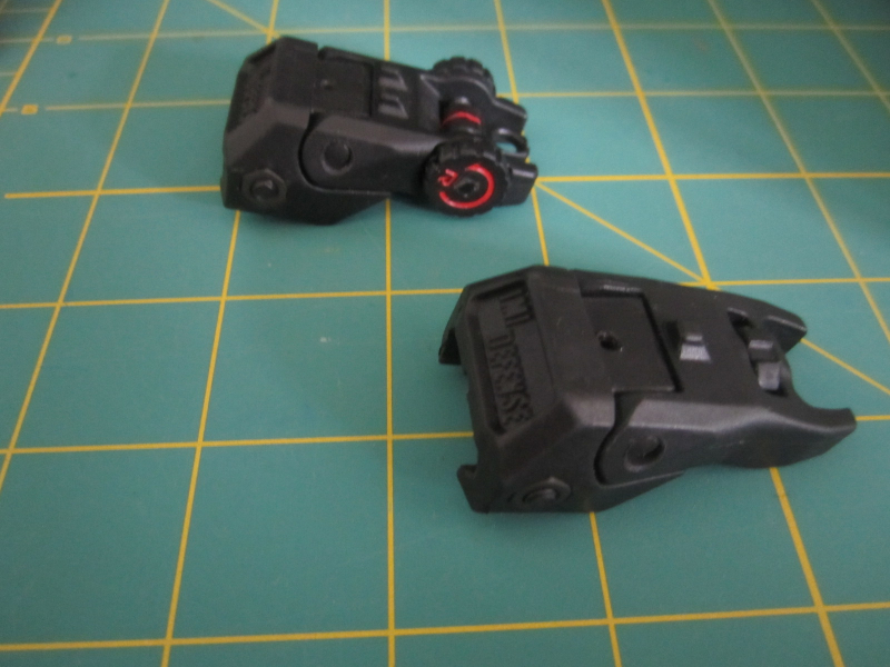 IMI Back Up Sight Polymer für AR15 u.a., BESTZUSTAND, – Bild 2