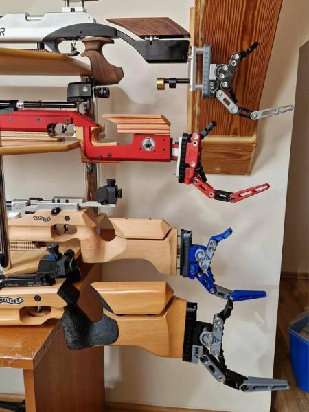 Einstellbar Match Schaftkappe Endkappe Feinwerkbau Walther Steyr Anschütz Pro-Version WKP – Bild 5