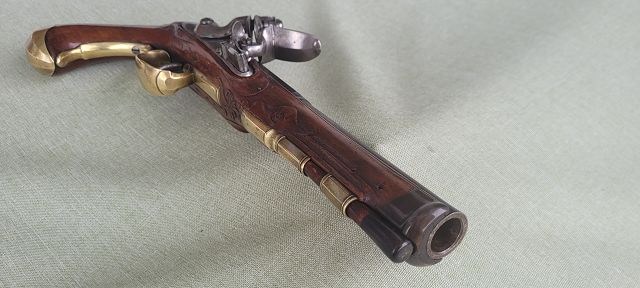 deutsche Steinschloss-Pistole, ca. 1760 – Bild 4