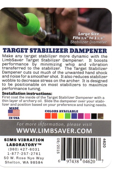 Limbsaver Large Target Stabilizer Dampener – immagine 2