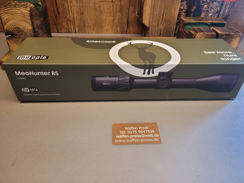 Meopta MeoHunter R5 3-15x50 SFP RD Zielfernrohr Leuchtpunkt – Bild 2