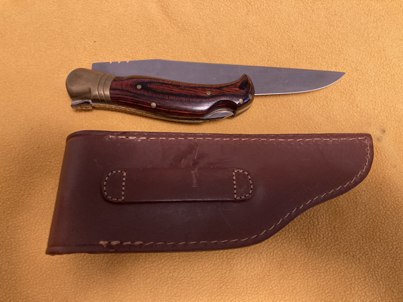 TOP-Jagd-Taschen-Klappmesser 440 Stahl neuwertig – Bild 5
