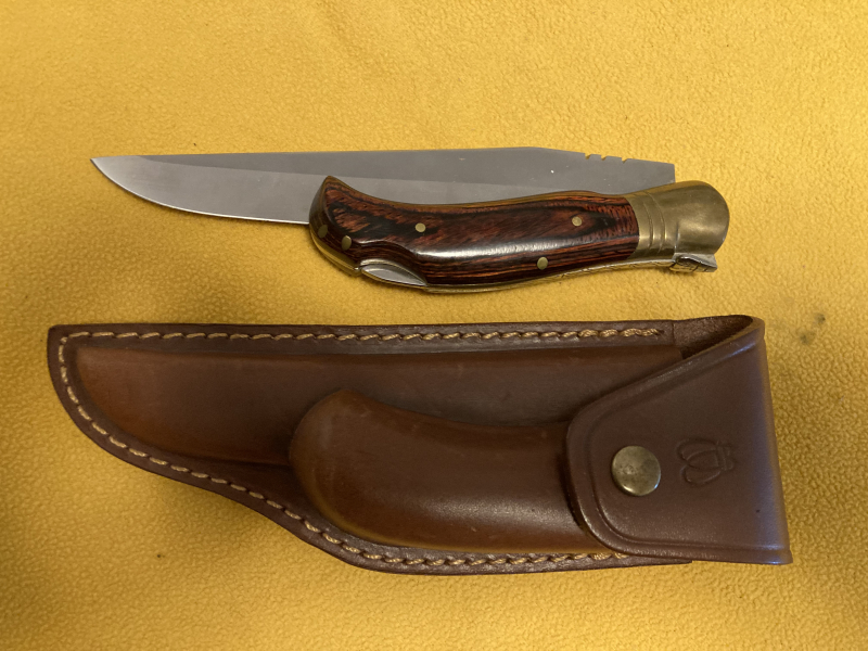 TOP-Jagd-Taschen-Klappmesser 440 Stahl neuwertig – Bild 4