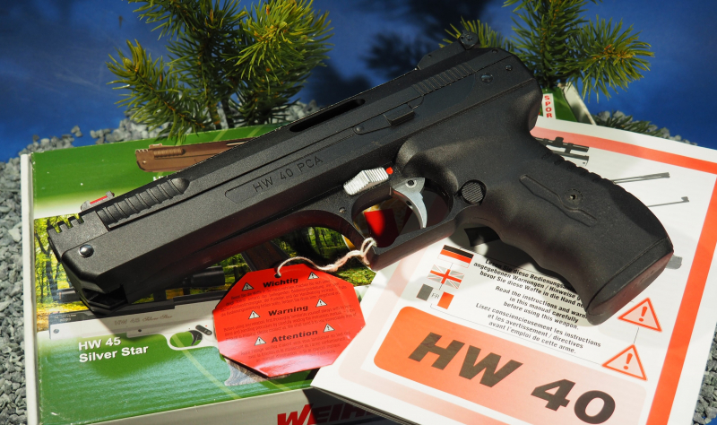 Freizeitluftpistole Weihrauch HW 40 PCA Vorkomprimierer, 4,5mm gezogen, Neuwertig ! In OVP ! – immagine 6