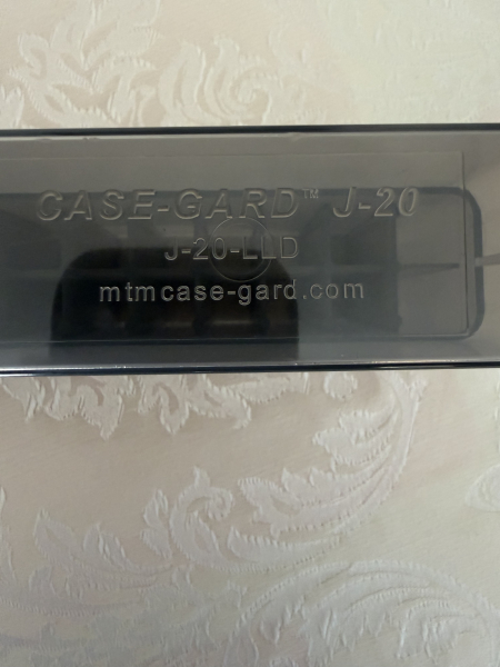 Munitionsboxen, Patronenboxen MTM Case-Gard J-20 (grau transparent), neuwertig – Bild 4
