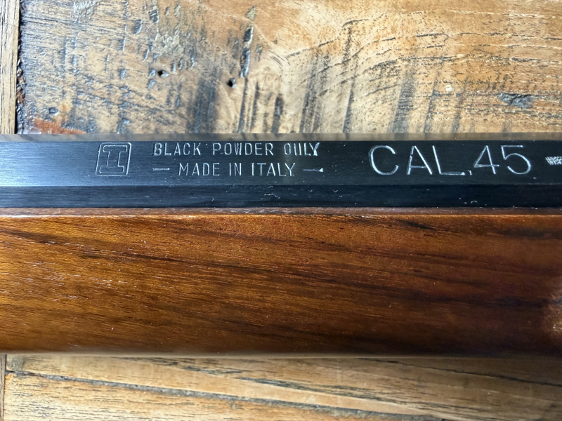 Italienische Vorderladerbüchse Hawken / Plains Rifle Kal. .45 – Schwarzpulver – Bj. 1989 Investarms – billede 5