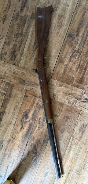 Italienische Vorderladerbüchse Hawken / Plains Rifle Kal. .45 – Schwarzpulver – Bj. 1989 Investarms – billede 2