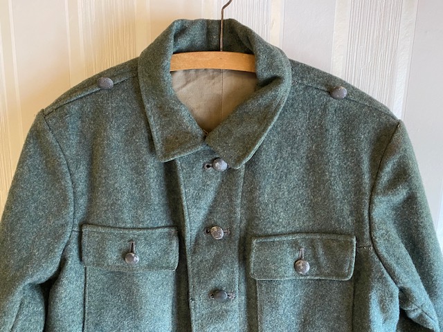 Infantrie Elite Panzer Uniform Jacke No P38 Koppel Bajonett – Bild 2