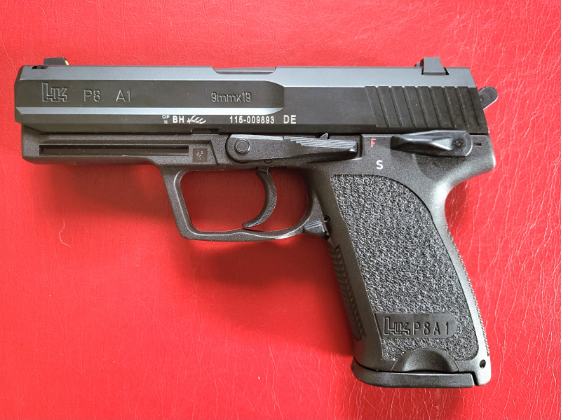 Selbstladepistole Heckler & Koch H&K P8 A1 Kal. 9x19 Luger mit original Koffer, sehr guter Zustand! – Bild 3