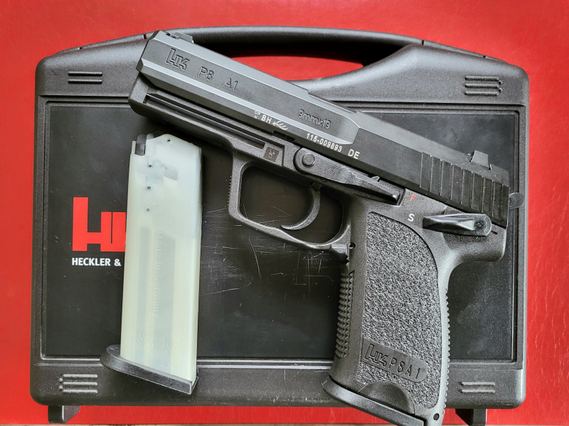 Selbstladepistole Heckler & Koch H&K P8 A1 Kal. 9x19 Luger mit original Koffer, sehr guter Zustand! – Bild 2