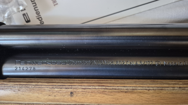 Feinwerkbau Match-Luftgewehr Modell 602 – zdjęcie 5