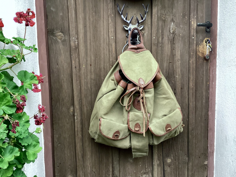Rucksack - Bayrischer Gebirgsrucksack, Hubertus Rucksack, Jagdwaffen, Blaser, – Bild 6