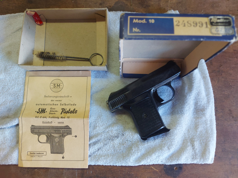 Gaspistole 8mm SM Mod-10 – billede 5