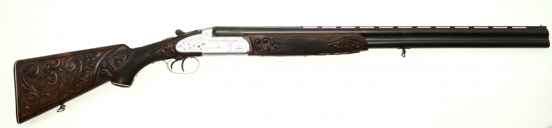 Bockflinte Armi E. Contento Brescia Seitenschlosse 12/70 – Bild 2
