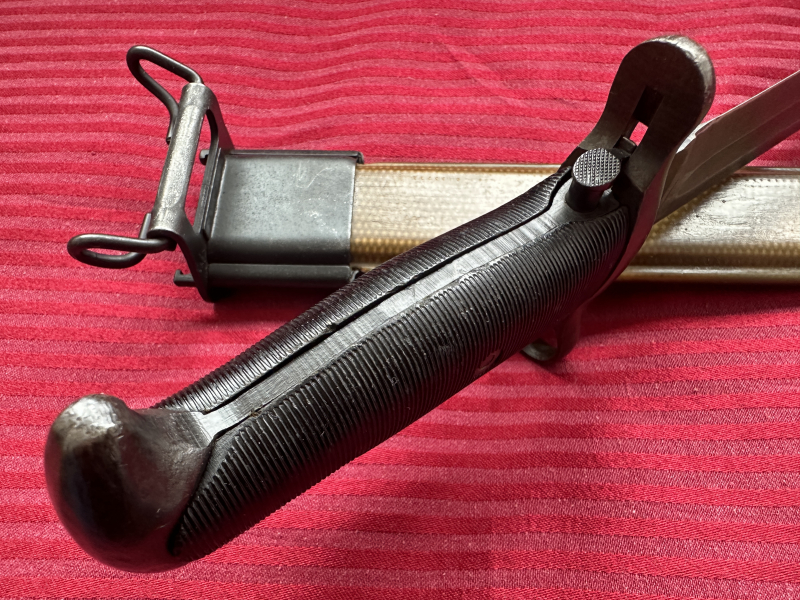 +++Sehr gut erhaltenes Orig. 2. WK. - U.S. M1 Garand Bajonett Sammlerstück komplett selten so ! – Bild 2