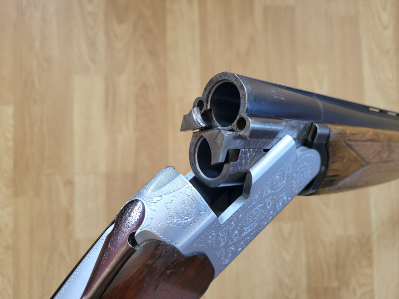 Bockflinte Sauer Beretta Kal. 12/70 Jagd & Sport Doppelabzug, ähnlich Onyx 686 Silver Pigeon etc – nuotrauka 4