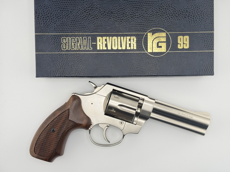 Röhm RG99 N Schreckschussrevolver vernickelt - PTB 597 - 1A Zustand – afbeelding 5