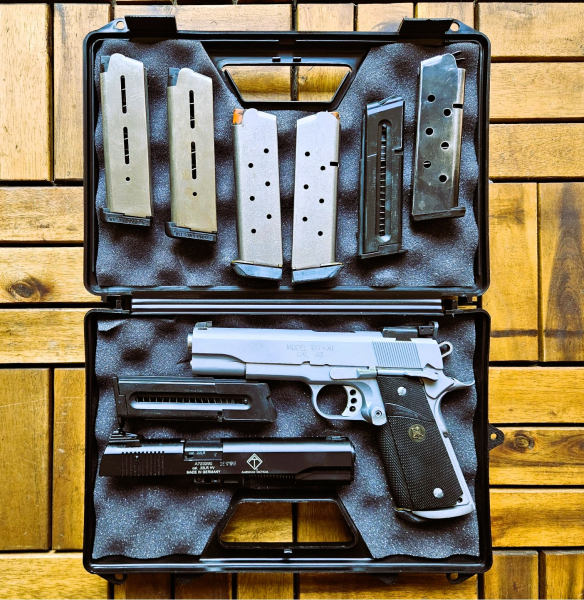 Gebrauchte Springfield Armory 1911 – A1 Kaliber .45 ACP & .22 Lr. (Wechselsystem) incl. 5 Magazine – image 2