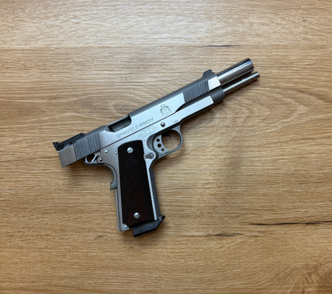 Pistole Springfield Trophy Match Kal. .45ACP 6" ++ TOP ZUSTAND ++ Waffen Haider ++ – Bild 6