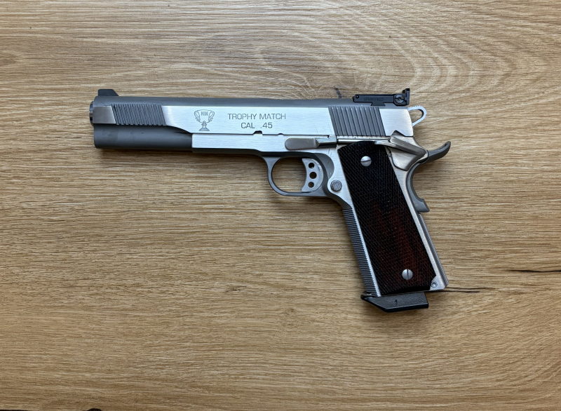 Pistole Springfield Trophy Match Kal. .45ACP 6" ++ TOP ZUSTAND ++ Waffen Haider ++ – Bild 4