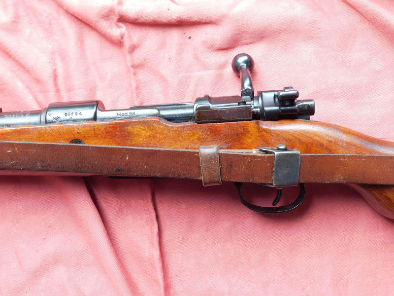 K98 Mauser byf 44 Kal. 8x57 IS, top Zustand mit Beschuss und original Riemen – Bild 4