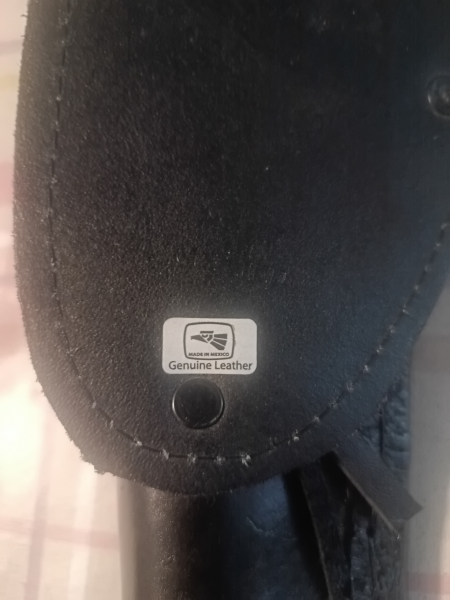 Western Holster Leder schwarz z.B. Ruger Vaquero made in Mexiko – bilde 3