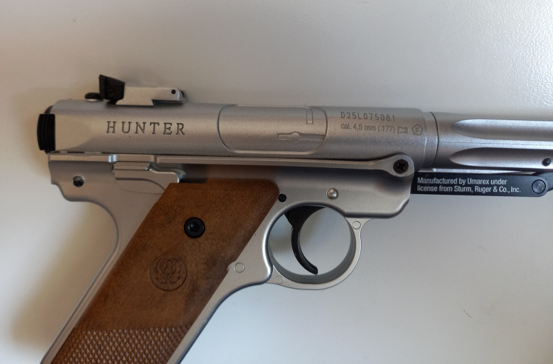 Ruger Mark IV Hunter Luftpistole Silber 4,5mm F – Bild 3