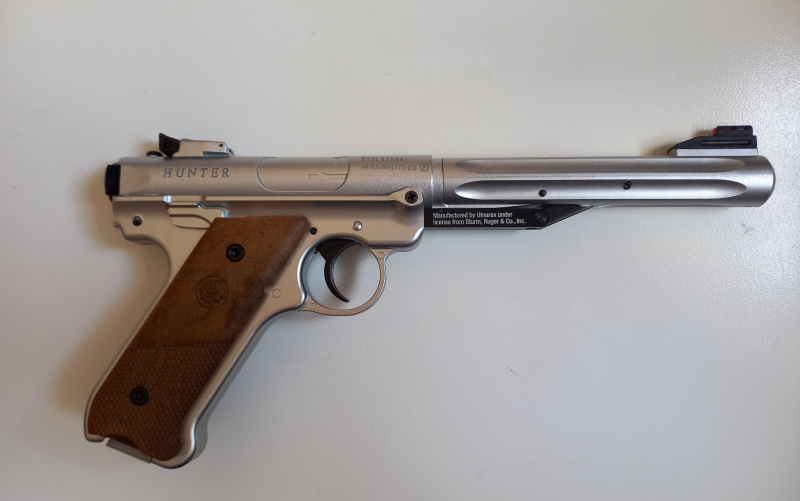 Ruger Mark IV Hunter Luftpistole Silber 4,5mm F – Bild 2