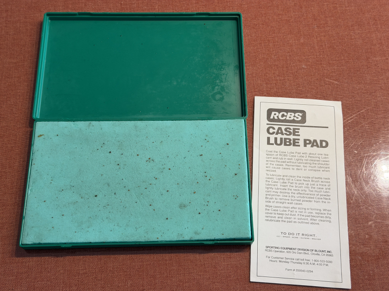 RCBS Case Lube Pad (zum Wiederladen aus Erbschaft) – Bild 2
