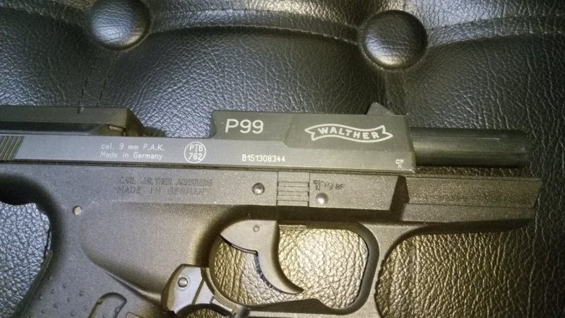 Schreckschuss-Pistole Umarex Walther P99 PTB762 – zdjęcie 4