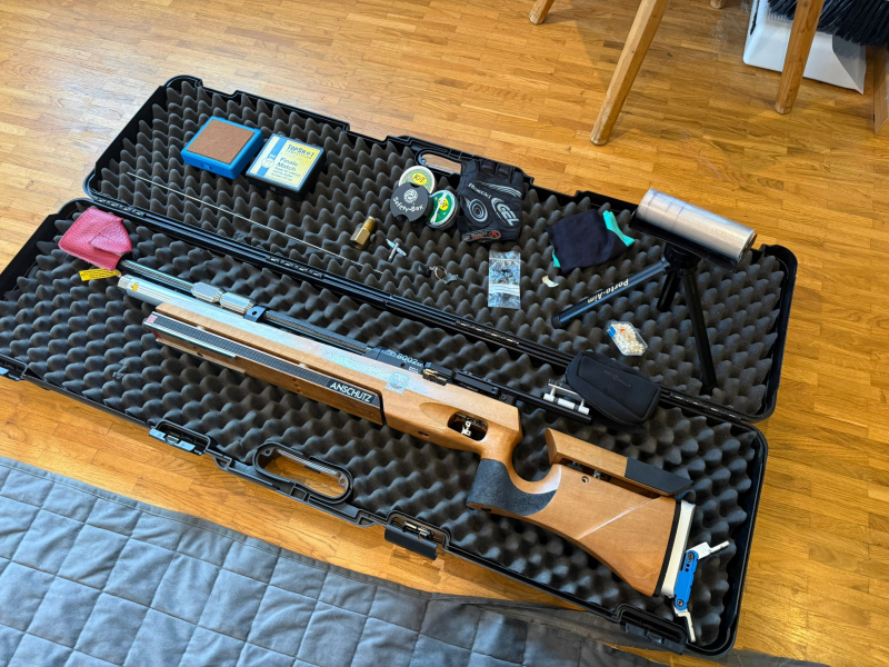 Pressluftgewehr Auflage/ Anschütz 8002 S2 – Bild 2