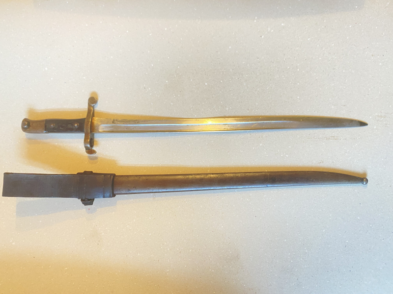 Bajonett für Kropatschek M1886 mit Koppelschuh – nuotrauka 2