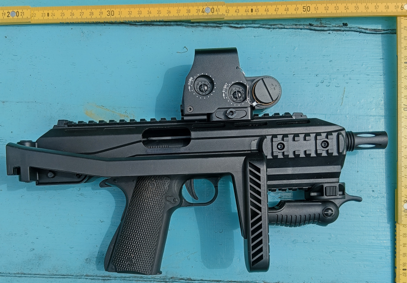 Anschlagschaft/Gehäuse PDW Pistolenkarabiner mit Reflexvisier – Bild 2
