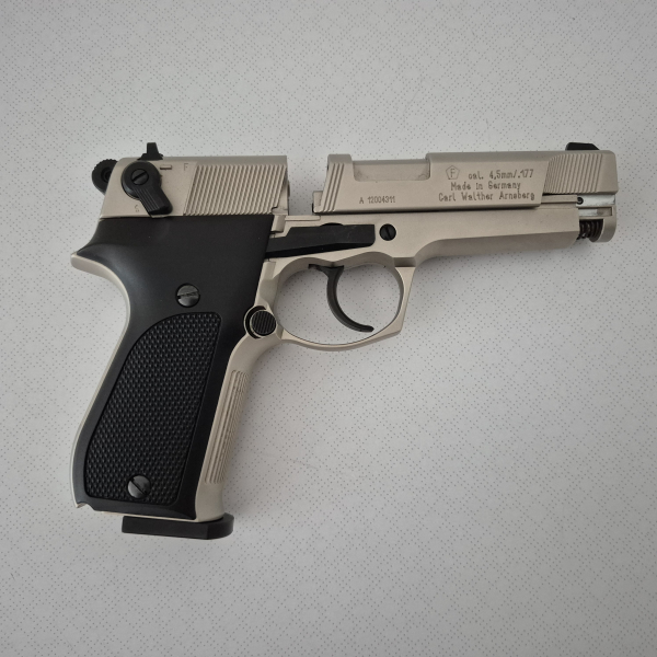 Walther CP88 4 Zoll 4,5 mm Diabolo Nickel (P18) Co2-Pistole – bilde 2
