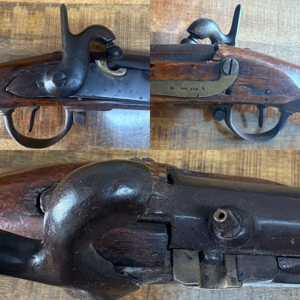 M1828/44 Russisch Muskete Tula + Bajonett Historisch original Zustand – pilt 4
