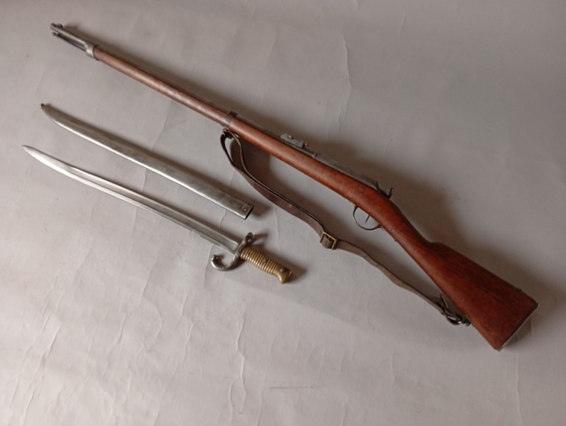 Französisches Chassepot-Infanteriegewehr Modell 1866, Krieg von 1870/71, Belagerung von Paris/Parise – nuotrauka 2