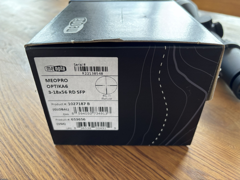 Meopta Optika 6 MeoPro 3-18x56 RD SFP – Bild 5