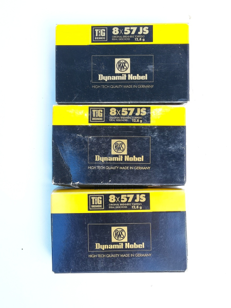 45 Schuss RWS 8x57JS TIG 198grs. – billede 2