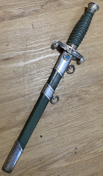 Landzoll-Offiziersdolch von F.W.Höller-Solingen – immagine 2