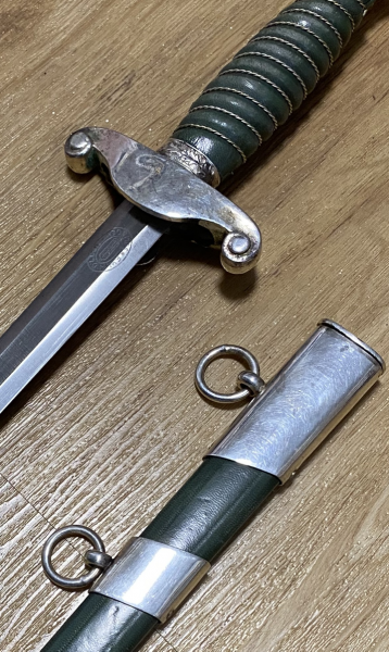 Landzoll-Offiziersdolch von F.W.Höller-Solingen – immagine 5