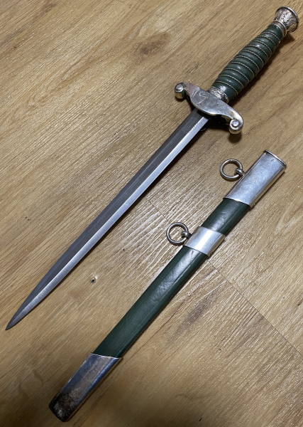 Landzoll-Offiziersdolch von F.W.Höller-Solingen – immagine 3