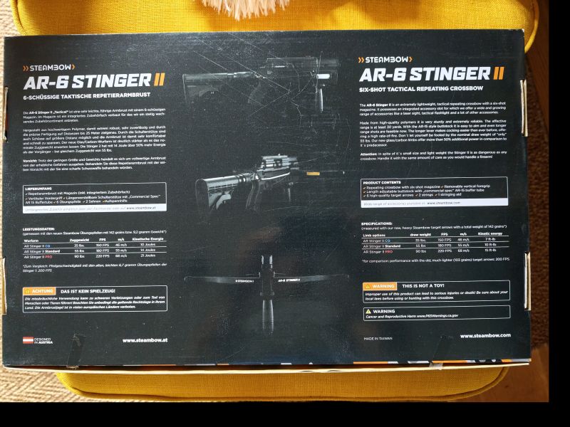 AR-6 Stinger II Tactical - NEU und OVP – billede 3