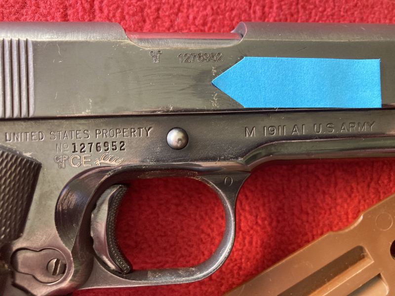 COLT 45 ACP United States Proberty M 1911 AI U.S. ARMY NO. 1278952 - DIE LEGENDE LEBT – Bild 4